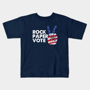 ROCK PAPER VOTE Kids T-Shirt